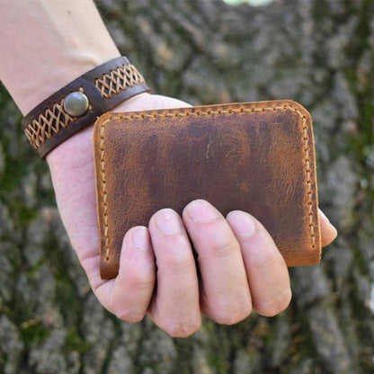 Mom To Son -You Will Never Lose- Leather Bifold Wallet