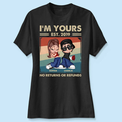 Y2K Couple Retro Frame Personalized Shirt, Gift For Him Gift For Her