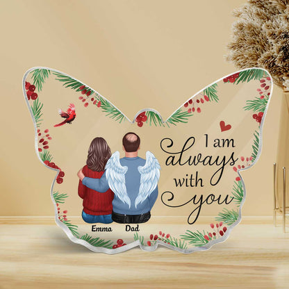 Holly Branch Memorial Personalized Butterfly Acrylic Plaque