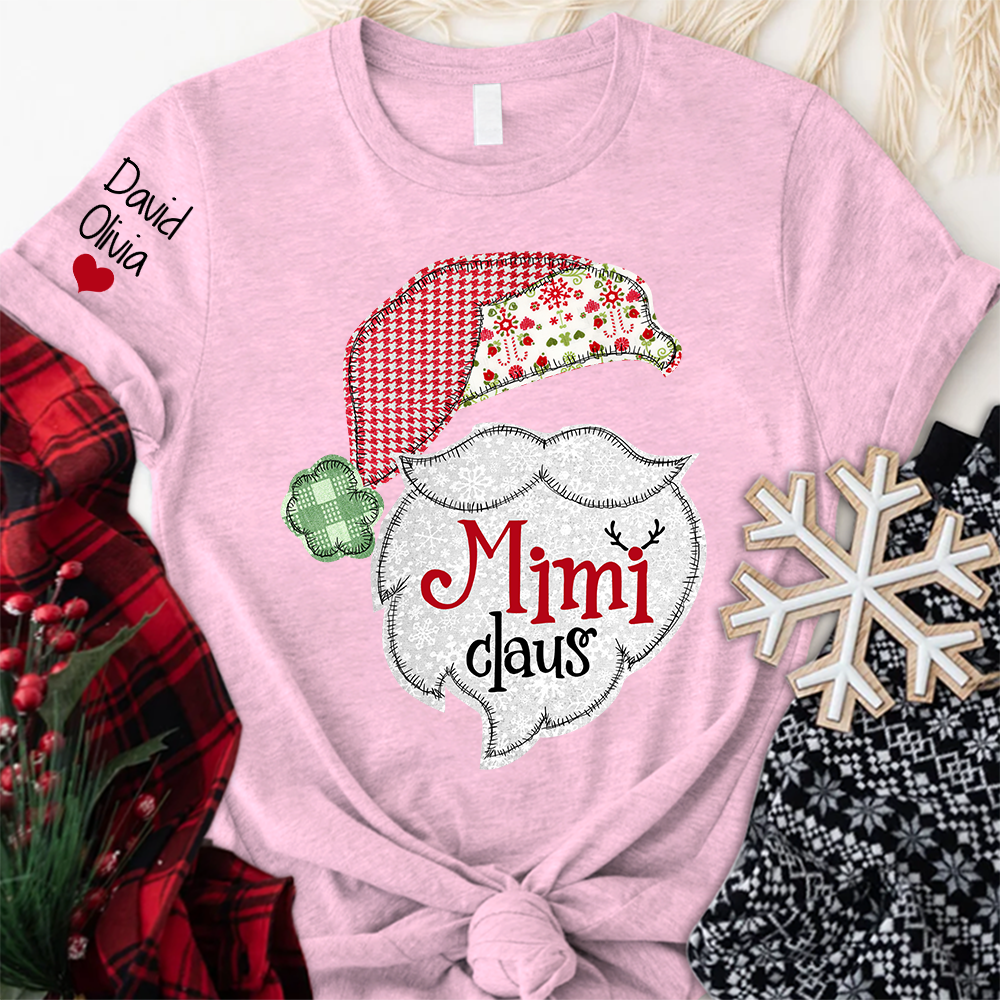 Mimi Claus Christmas With Grandkids T-Shirt