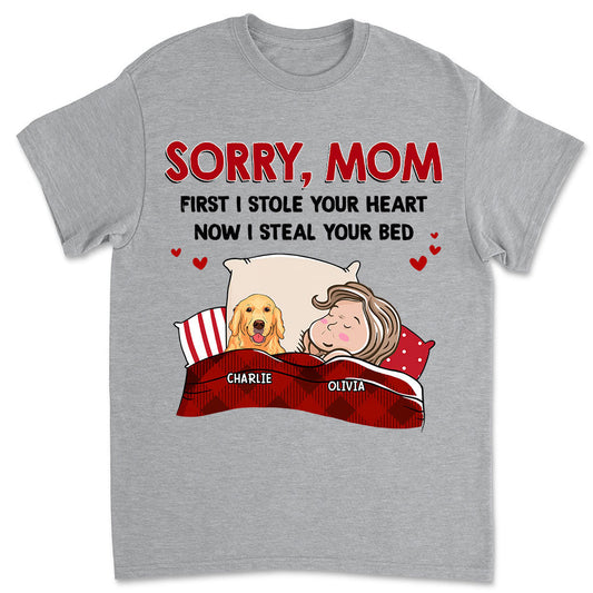 Sorry For Stealing Your Bed - Personalized Custom Unisex T-shirt