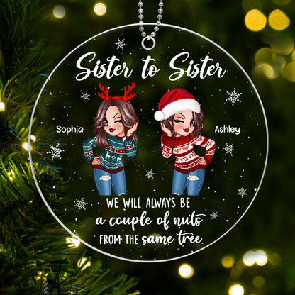 Couple Of Nuts Sisters Best Friend Gift Personalized Acrylic Ornament