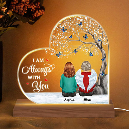 Blossom Tree Memorial Heart Shaped Personalized Custom Shape Acrylic LED Night Light