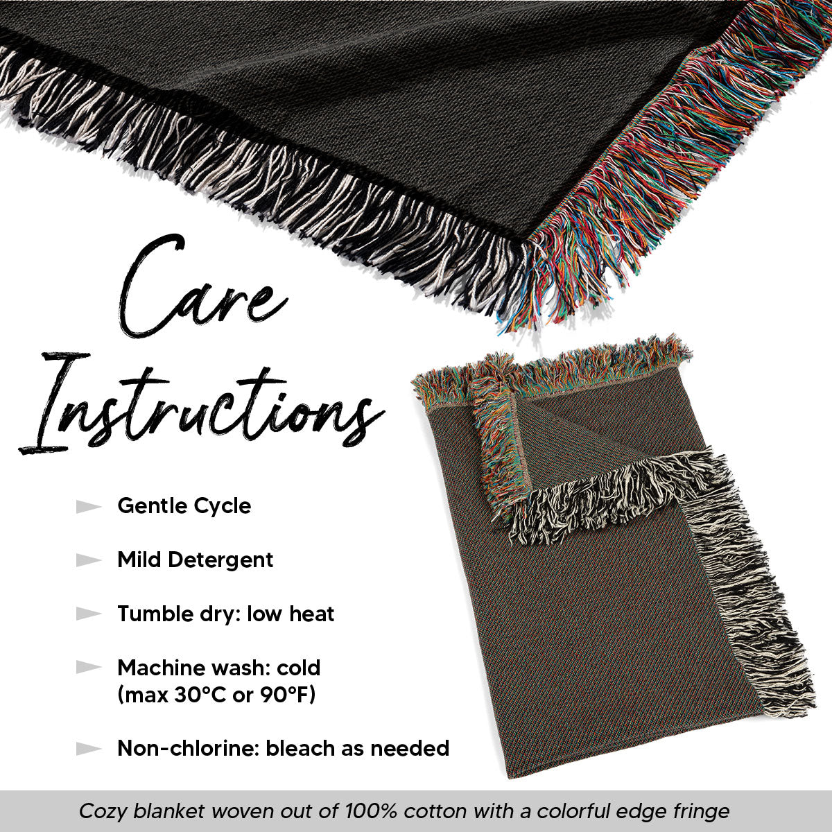 Custom Photo A Big Hug From Me Memorial Personalized Woven Blanket, Sympathy Gift For Pet Owners, Pet Lovers