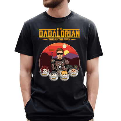 Tatooine Sunset The Dadalorian This Is The Way Personalized Shirt