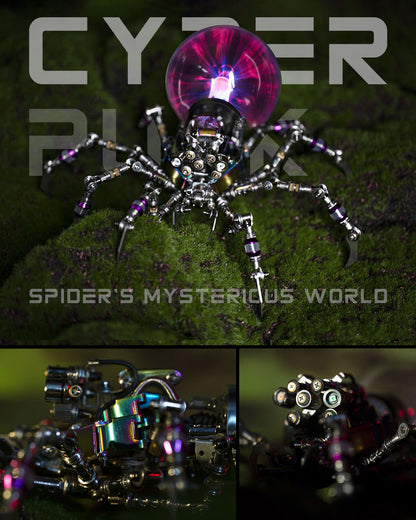 Cyberpunk Plasma Ball Spider