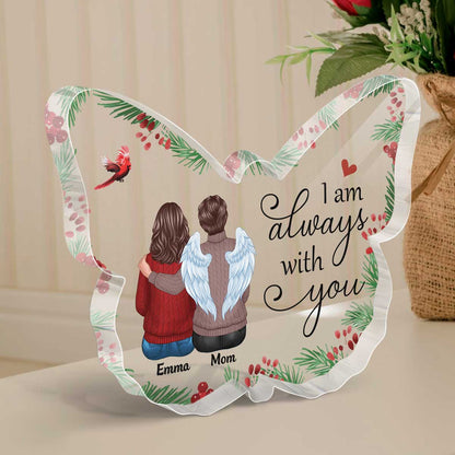 Holly Branch Memorial Personalized Butterfly Acrylic Plaque