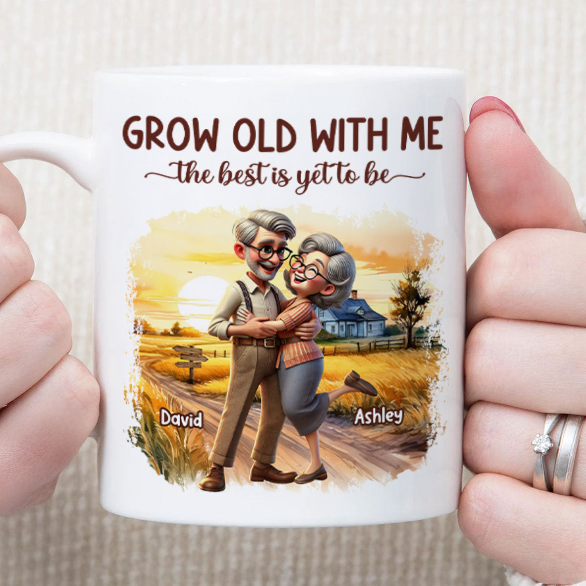 I Had You And You Had Me Happy Old Couple Personalized Mug, Anniversary Valentine's Day For Him, For Her, Husband, Wife