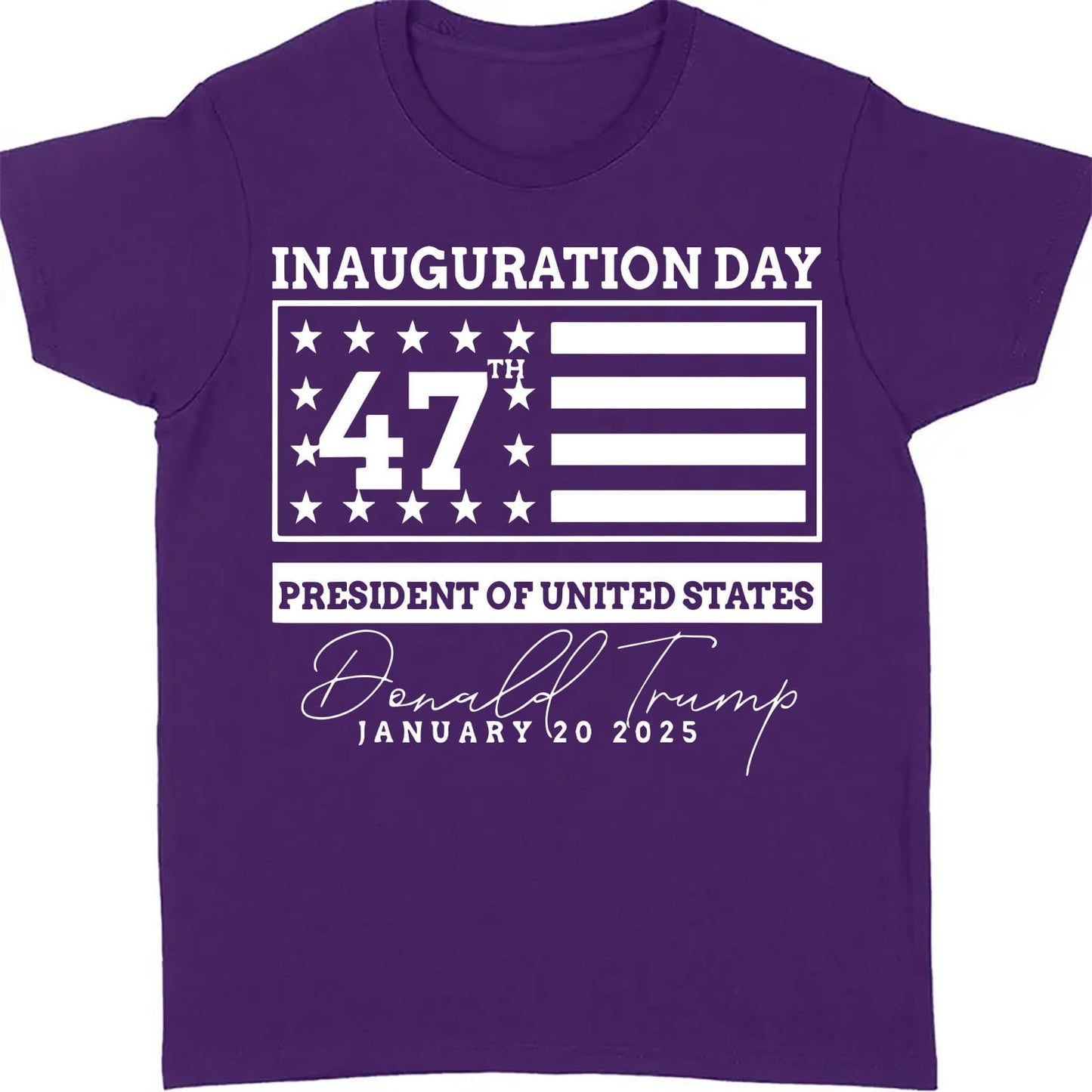 Election Inauguration Day, Trump 47th President Shirt, President Trump Won Shirt Dark T1698 - GOP