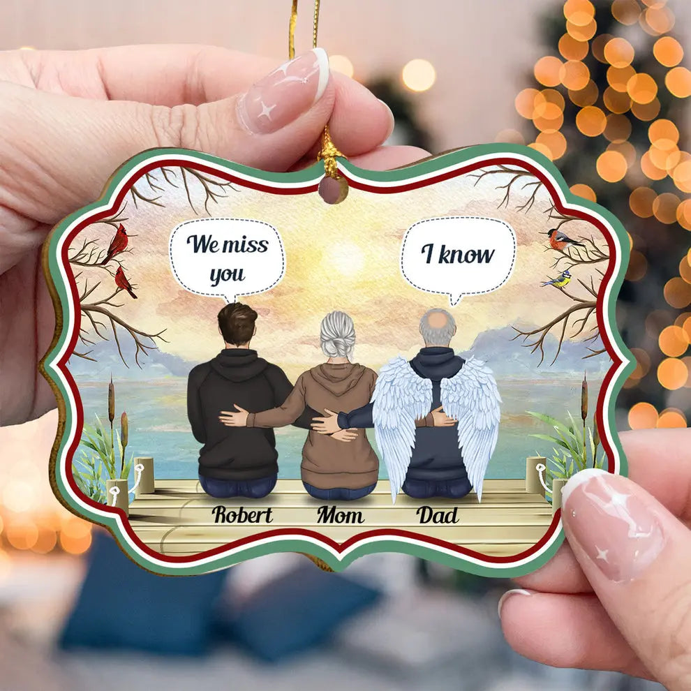 A Letter From Heaven To You - Personalized Wooden Card With Pop Out Ornament Ornament The Next Custom Gift