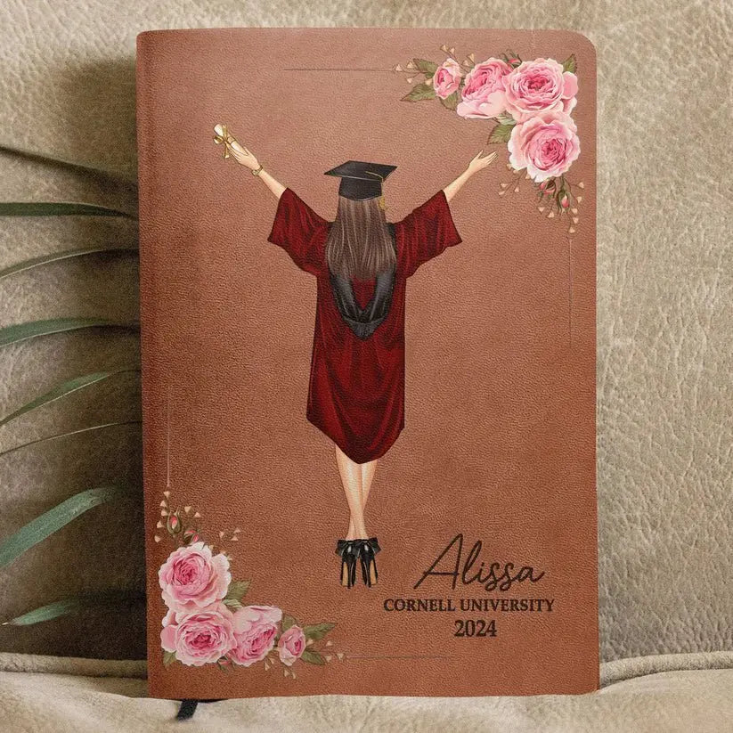 A Sweet Ending To A New Beginning - Personalized Leather Journal Leather Journal The Next Custom Gift