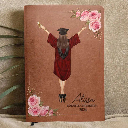 A Sweet Ending To A New Beginning - Personalized Leather Journal Leather Journal The Next Custom Gift