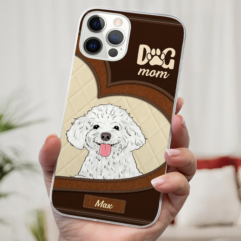 Lovely Peeking Dogs - Personalized Custom Phone Case