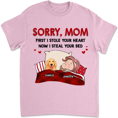 Sorry For Stealing Your Bed - Personalized Custom Unisex T-shirt