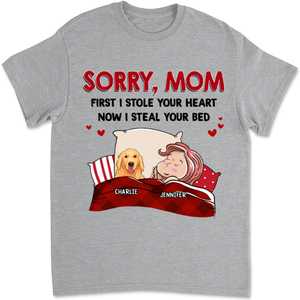 Sorry For Stealing Your Bed - Personalized Custom Unisex T-shirt