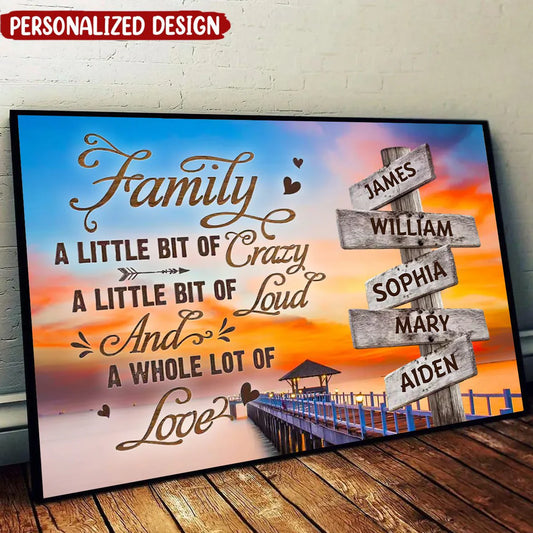 Family Poster Wall Art - Personalized Poster