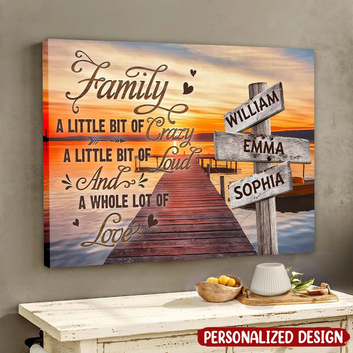 Family Poster Wall Art - Personalized Poster