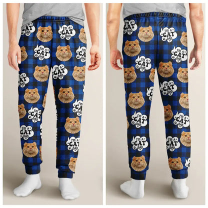 Custom Photo I'm A Cat Person - Personalized Pajama Pants