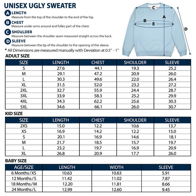 Christmas Crew 3D Family With Dog Cat - Personalized Unisex Ugly Sweater