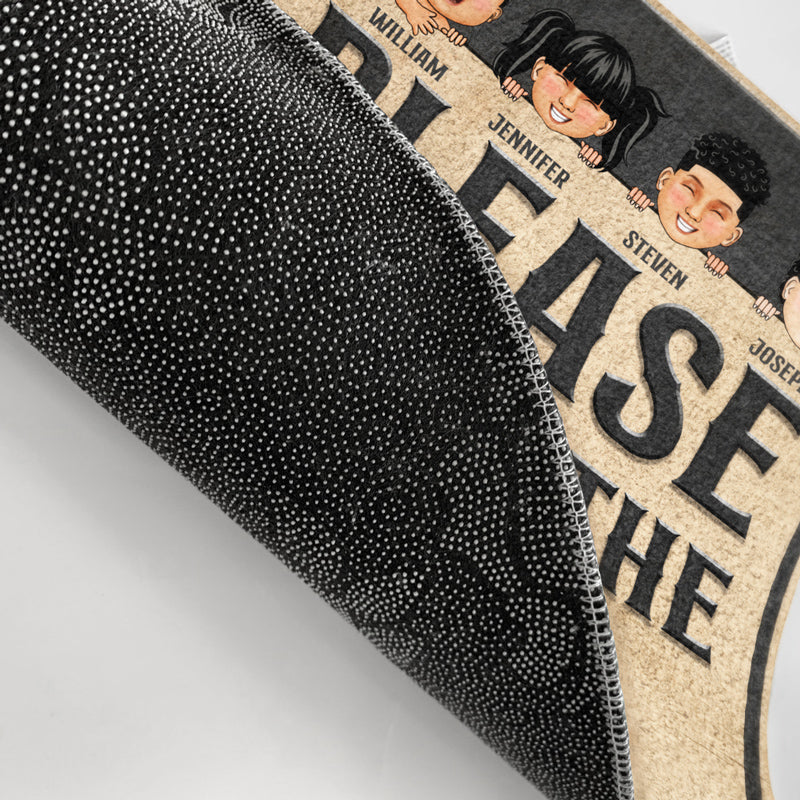 Please Excuse The Mess Our Standards Have Lowered - Family Gift - Personalized Custom Doormat