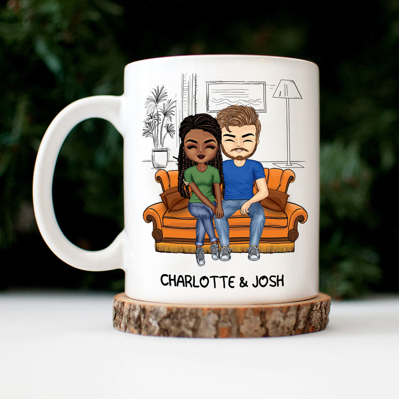 Hubby And Wifey Season Married Couple - Anniversary Gift - Personalized Custom Mug