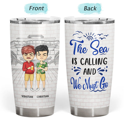 Traveling Best Friends Life Is Better On A Cruise With Best Friends - Cruising Gift For BFF, Sisters - Personalized Custom Tumbler