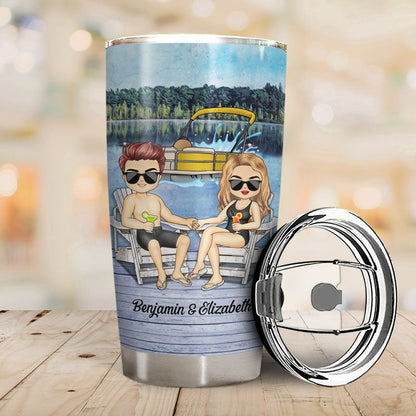 The Day I Met You I Have Found - Couple Gift - Personalized Custom Tumbler