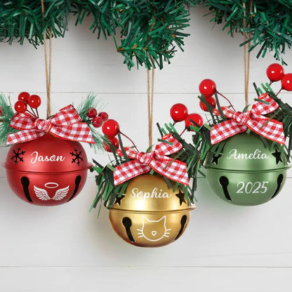 Christmas Bell With Name - Personalized Jingle Bell Ornament