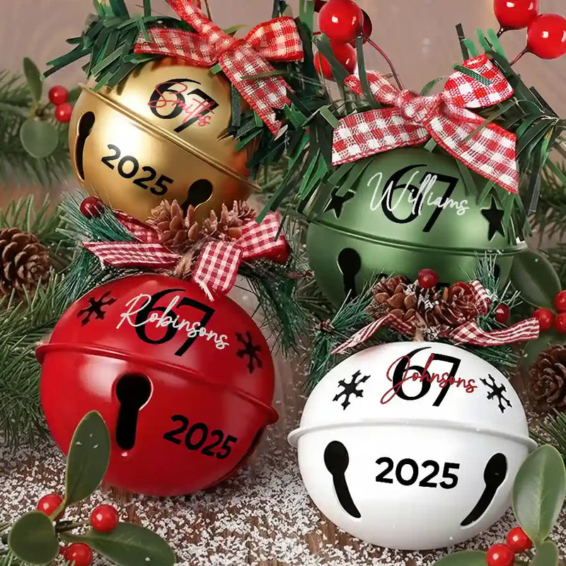 Six Seven Funny Slang - Personalized Jingle Bell Ornament
