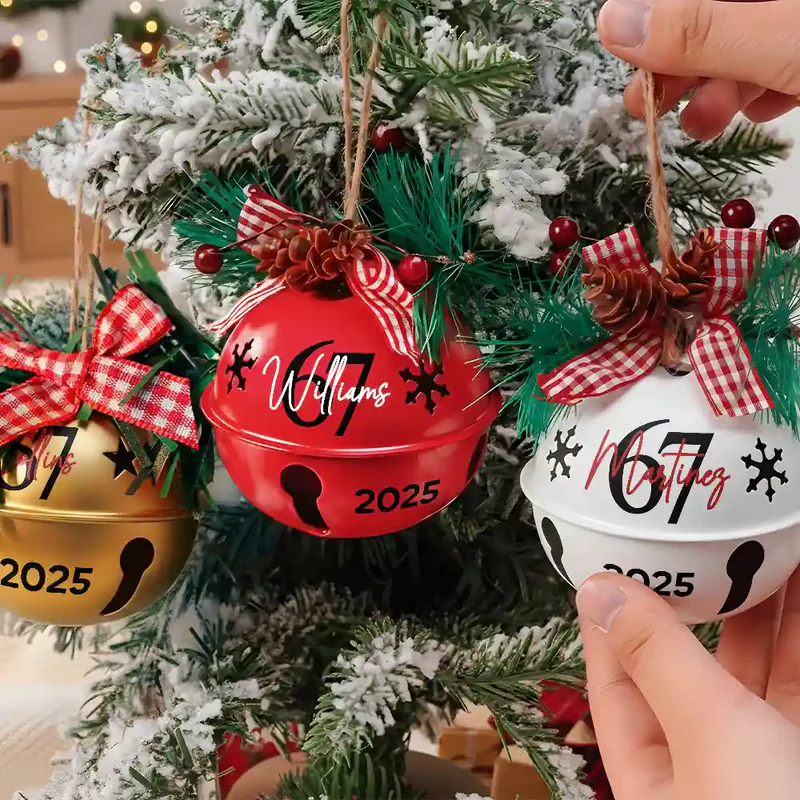 Six Seven Funny Slang - Personalized Jingle Bell Ornament