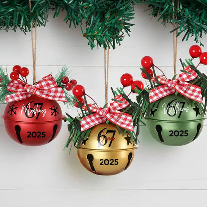 Six Seven Funny Slang - Personalized Jingle Bell Ornament