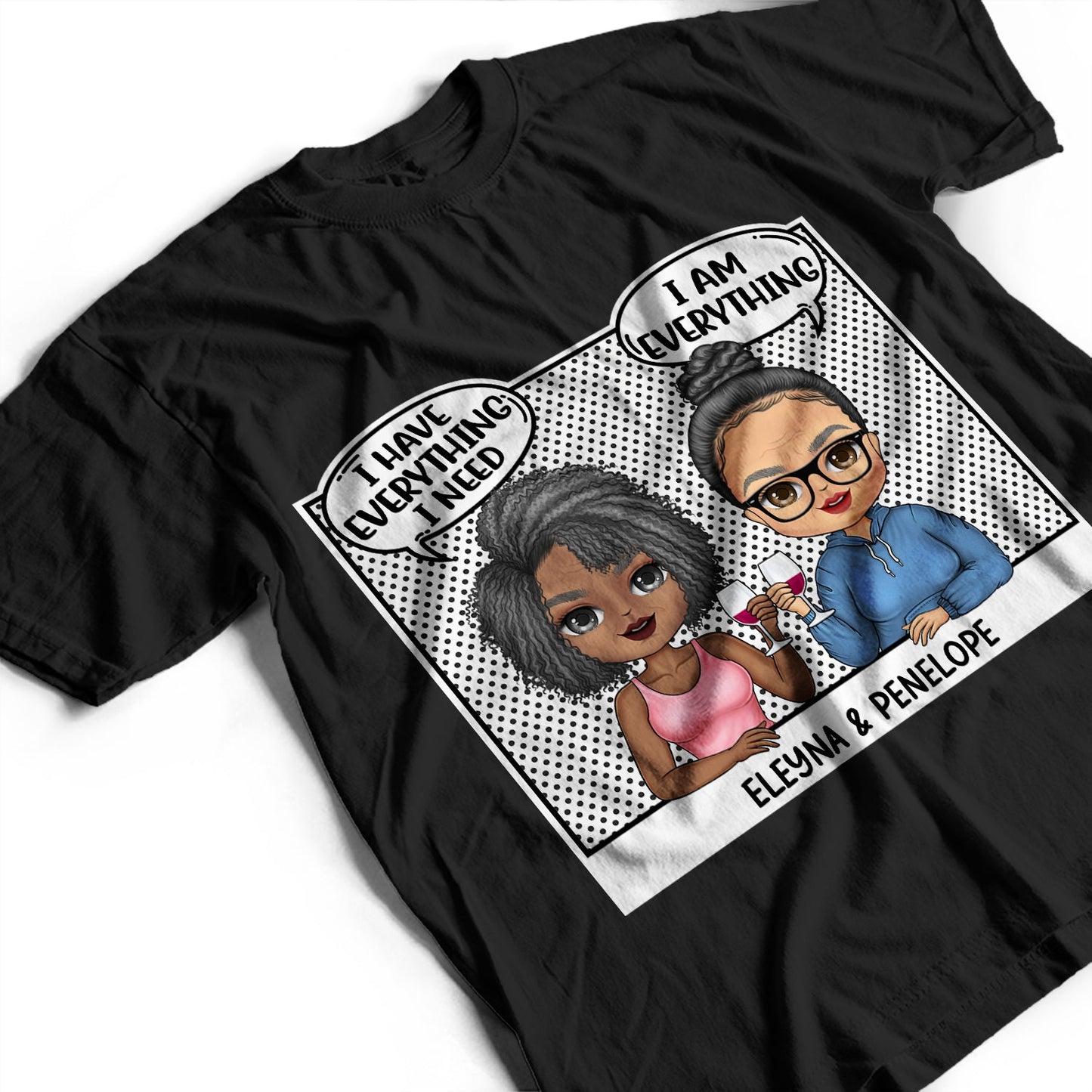 Money Maker Spender Hubby Wifey I Love Her P His D - Anniversary, Birthday Gift For Spouse, Lover, Husband, Wife, Boyfriend, Girlfriend, Couple - Personalized Custom T Shirt