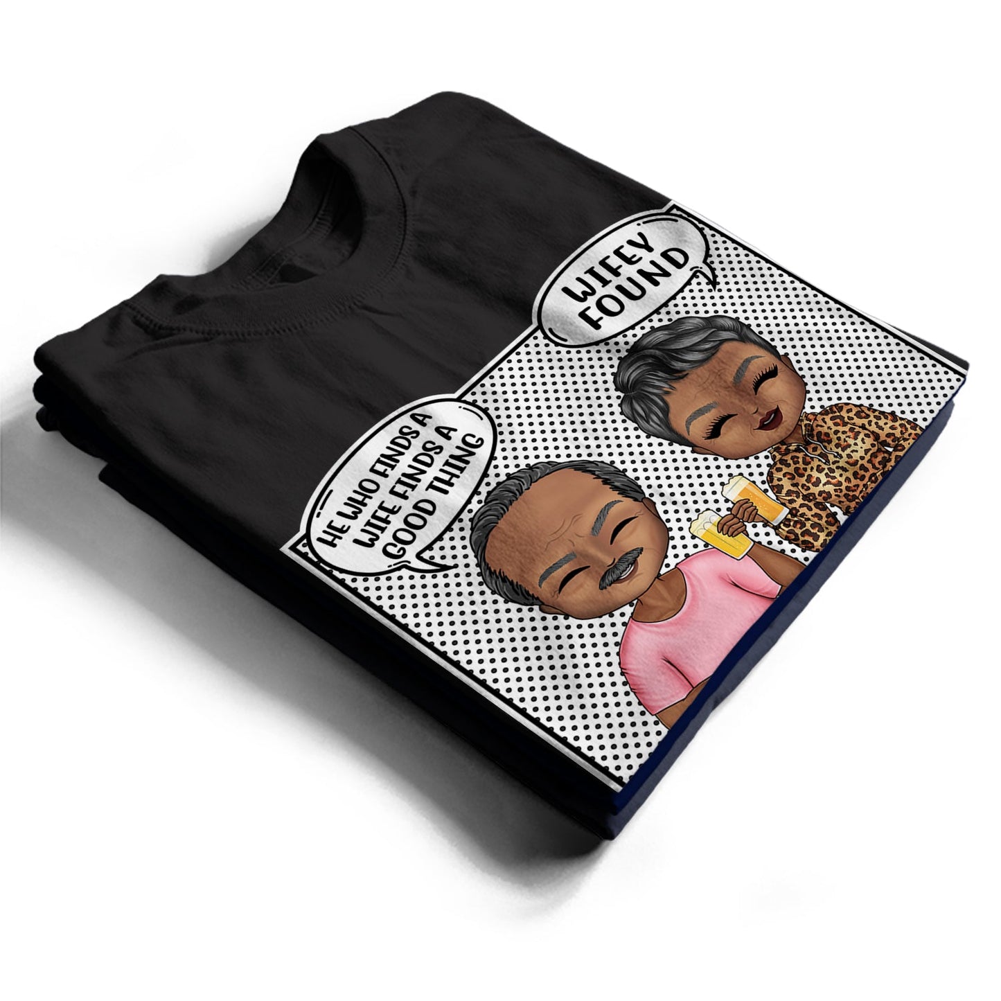 Money Maker Spender Hubby Wifey I Love Her P His D - Anniversary, Birthday Gift For Spouse, Lover, Husband, Wife, Boyfriend, Girlfriend, Couple - Personalized Custom T Shirt