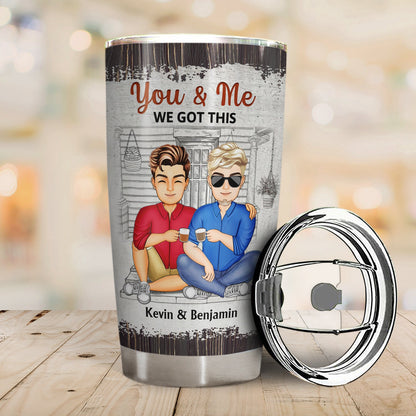 You're The Only One I Want To Annoy For The Rest Of My Life - Anniversary, Birthday Gift For Spouse, Lover, Husband, Wife, Boyfriend, Girlfriend, Couple - Personalized Custom Tumbler