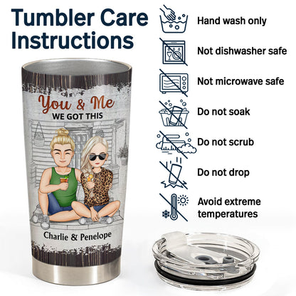 You're The Only One I Want To Annoy For The Rest Of My Life - Anniversary, Birthday Gift For Spouse, Lover, Husband, Wife, Boyfriend, Girlfriend, Couple - Personalized Custom Tumbler