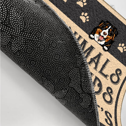 Family Hope You Like Animals And Kids - Home Decor Gift For Husband, Wife, Couple, Pet Loves - Personalized Custom Doormat