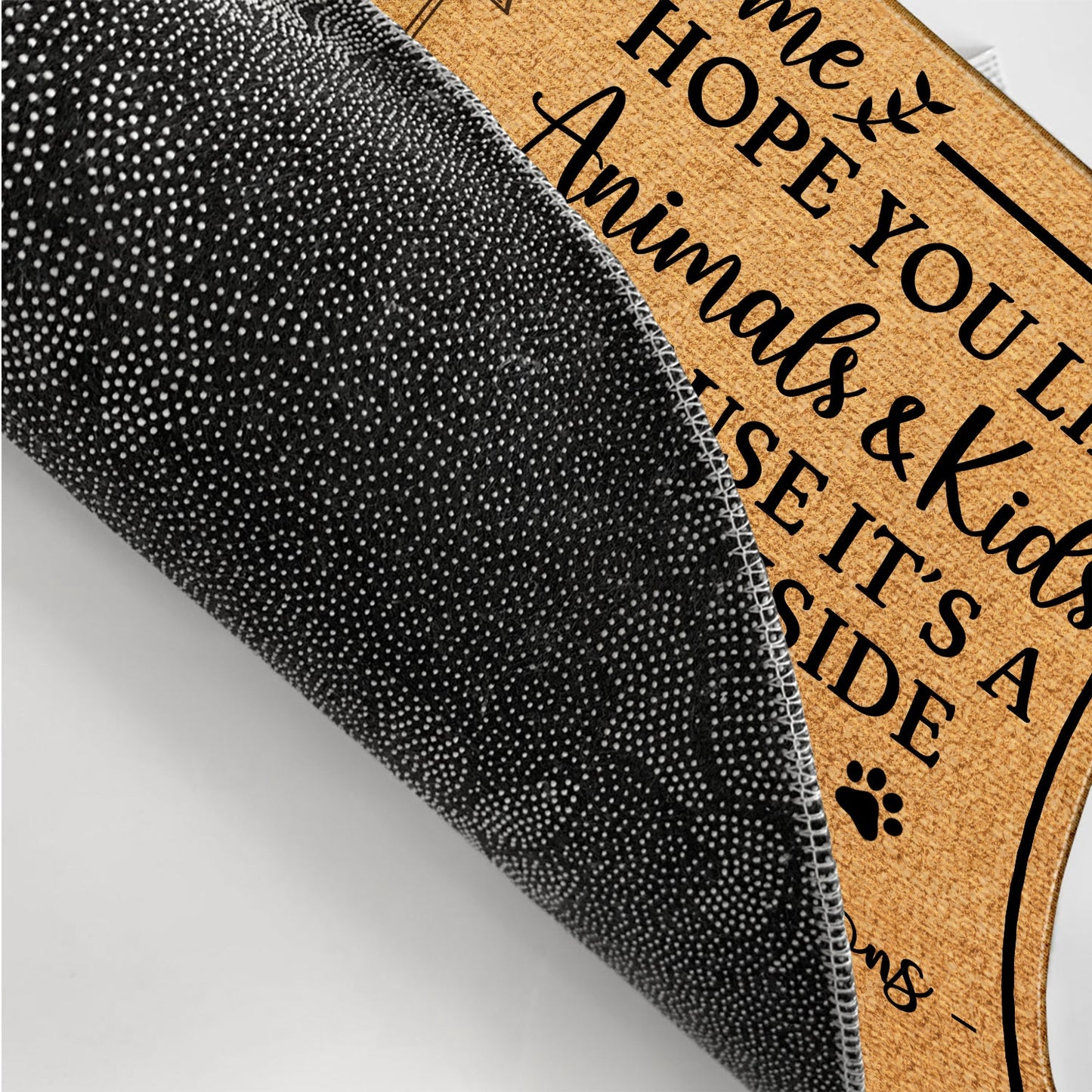 Hope You Like Animals And Kids - Home Decor For Family, Couples, Pet Lovers - Personalized Doormat