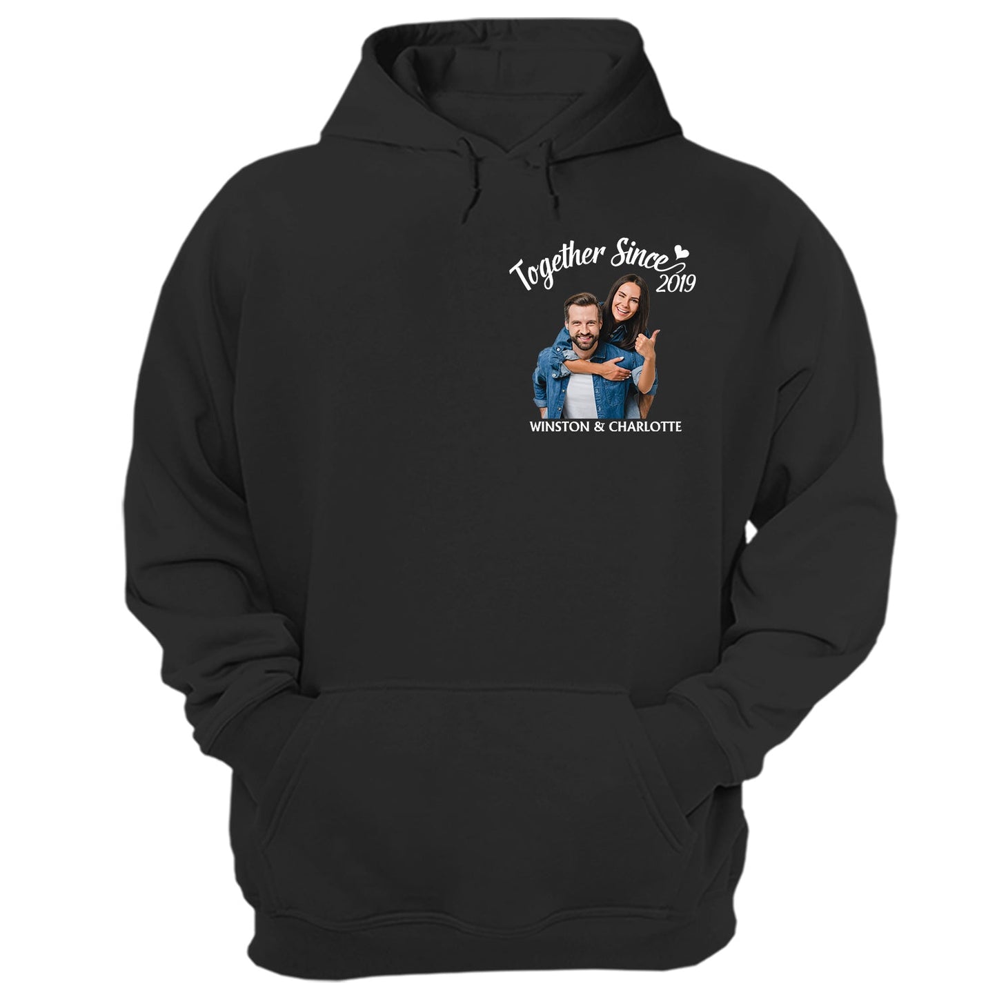Custom Photo Together Since - Gift For Couples - Personalized T Shirt