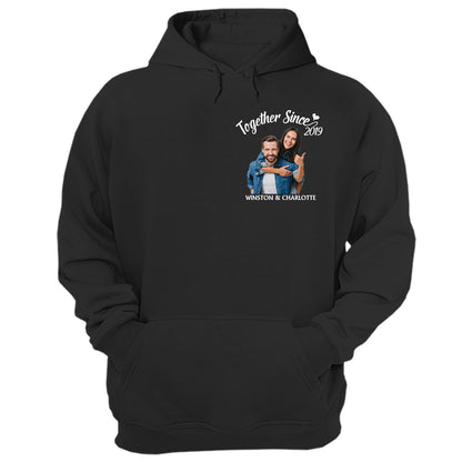 Custom Photo Together Since - Gift For Couples - Personalized T Shirt