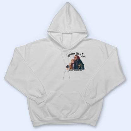 Custom Photo Together Since - Gift For Couples - Personalized T Shirt