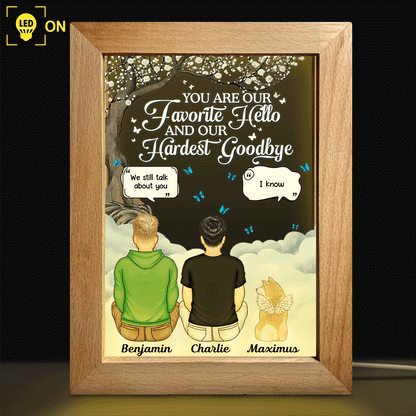 If Love Could Have Saved You - Memorial Gift For Pet Lovers, Dog Mom, Dog Dad, Cat Mom, Cat Dad - Personalized Frame Lamp