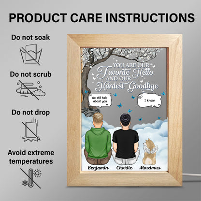 If Love Could Have Saved You - Memorial Gift For Pet Lovers, Dog Mom, Dog Dad, Cat Mom, Cat Dad - Personalized Frame Lamp