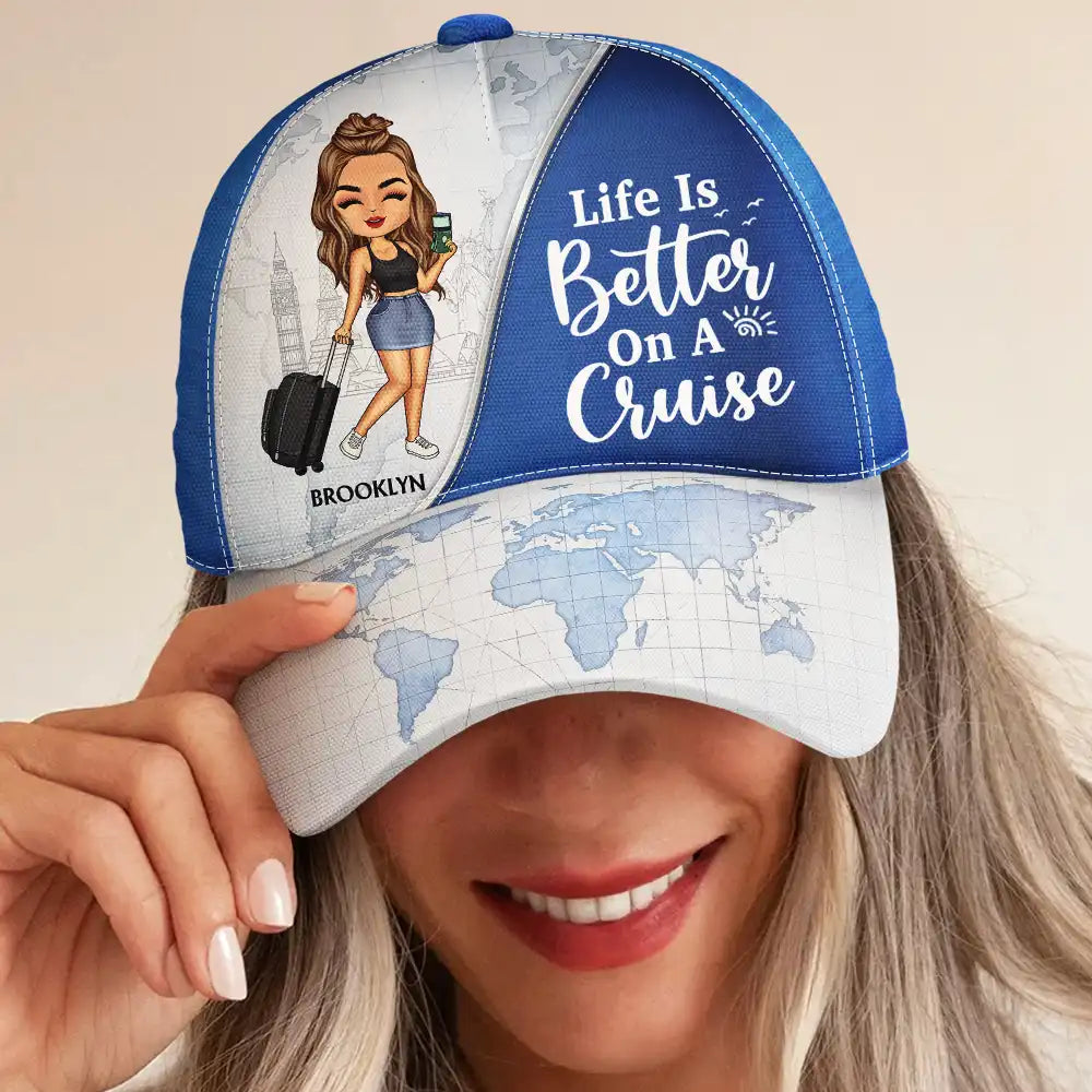 Not All Those Who Wander Are Lost Travel Lovers - Personalized Classic Cap