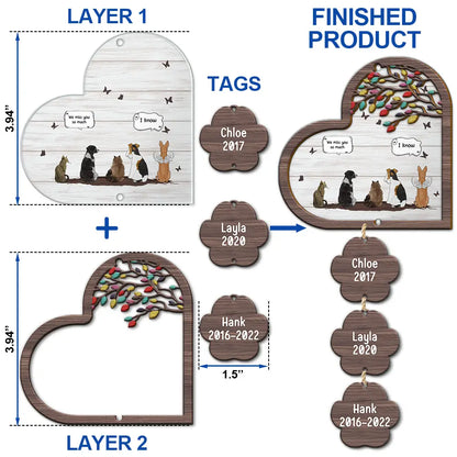 They Still Talk About You Pet Memorial - Personalized Mix Ornament With Wooden Tag