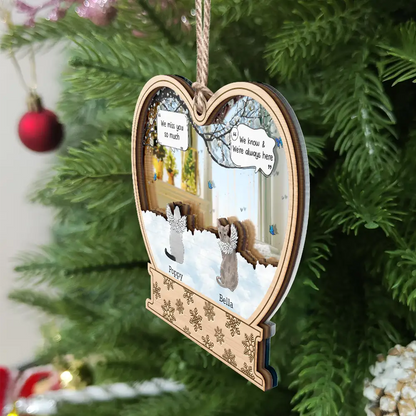 They Still Talk About You Pet Memorial - Personalized Mirror Ornament