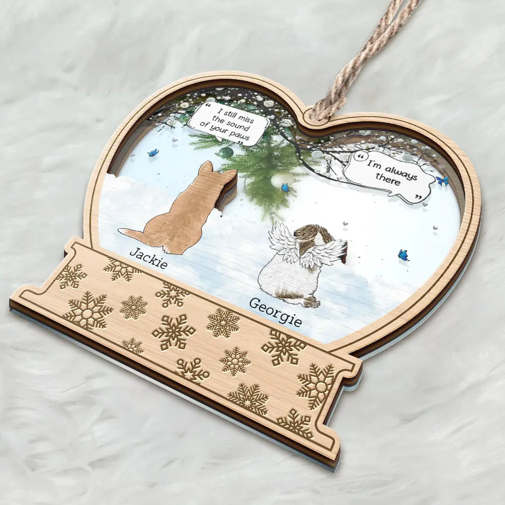 They Still Talk About You Pet Memorial - Personalized Mirror Ornament