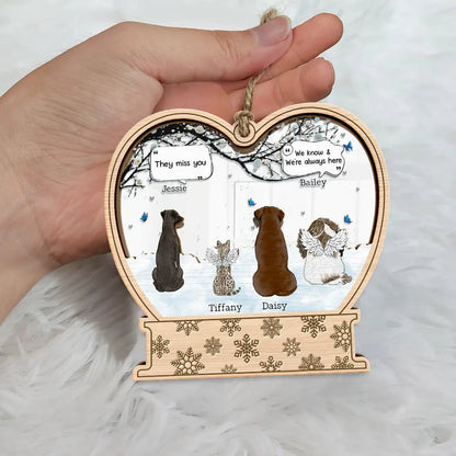 They Still Talk About You Pet Memorial - Personalized Mirror Ornament