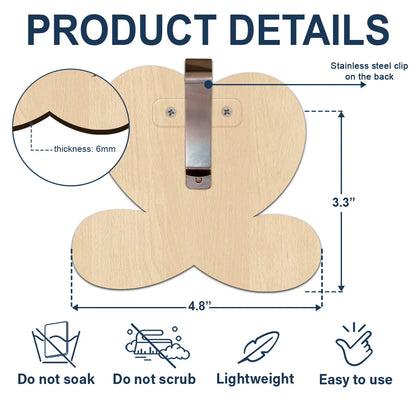 Drive Safe I Love You To Husband From Wife Back Couple - Personalized Custom Shaped Car Visor Clip