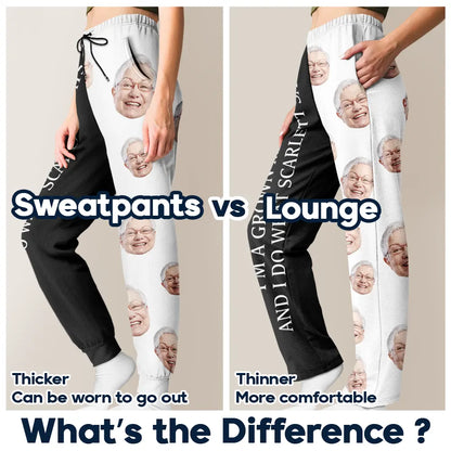 Custom Photo For Husband Grown Man Do What Wife Said - Personalized Pajama Pants