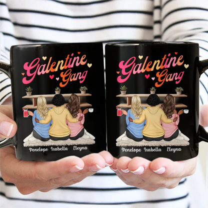 Sisterhood Bestie Galentine Gang Girl Party - Personalized Mug